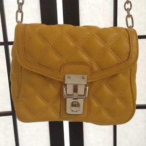 Banana Republic Quilted Crossbody Bag/Purse Yellow